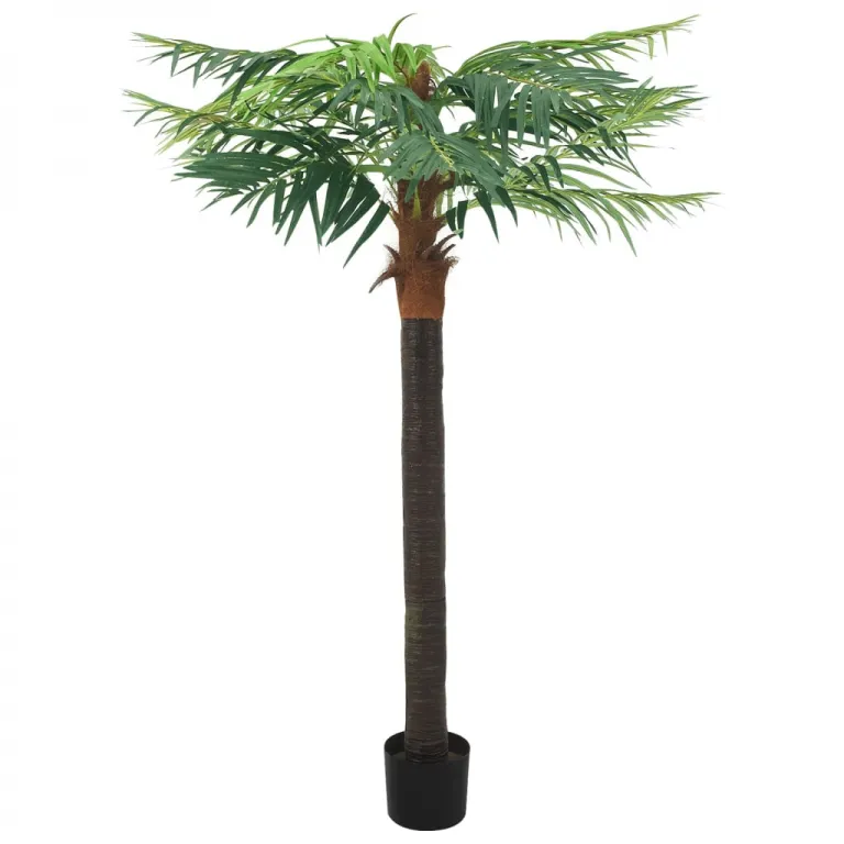 Knstliche Palme Phnix mit Topf 215 cm Grn Pflanze realistisch echt