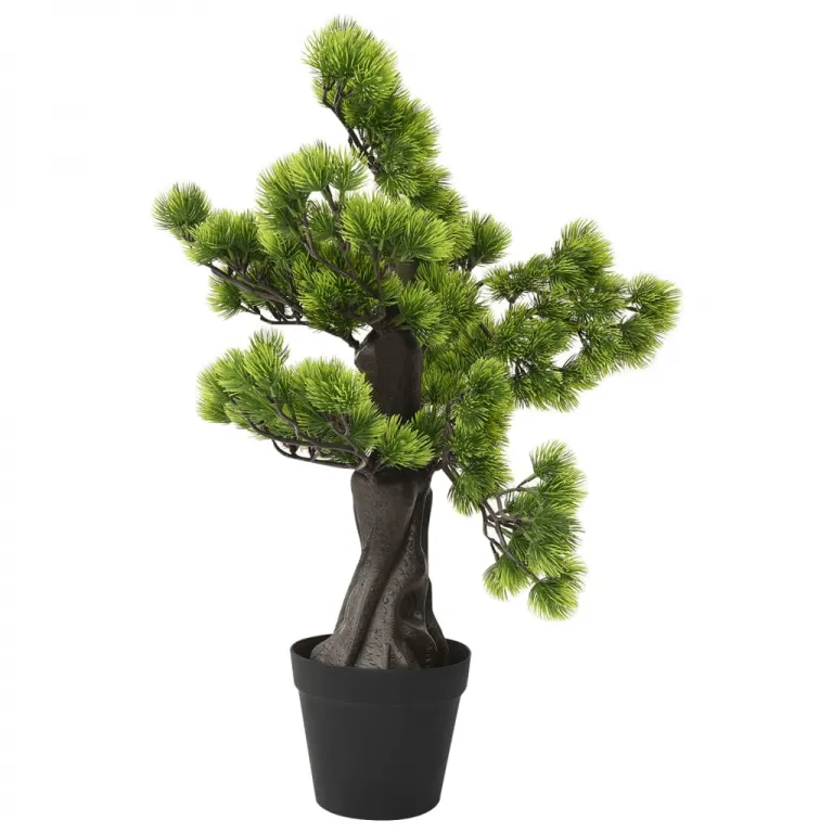 Knstlicher Bonsai Pinus mit Topf 60 cm Grn Pflanze realistisch echt