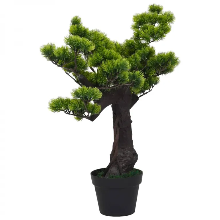 Knstlicher Bonsai Pinus mit Topf 70 cm Grn Pflanze realistisch echt