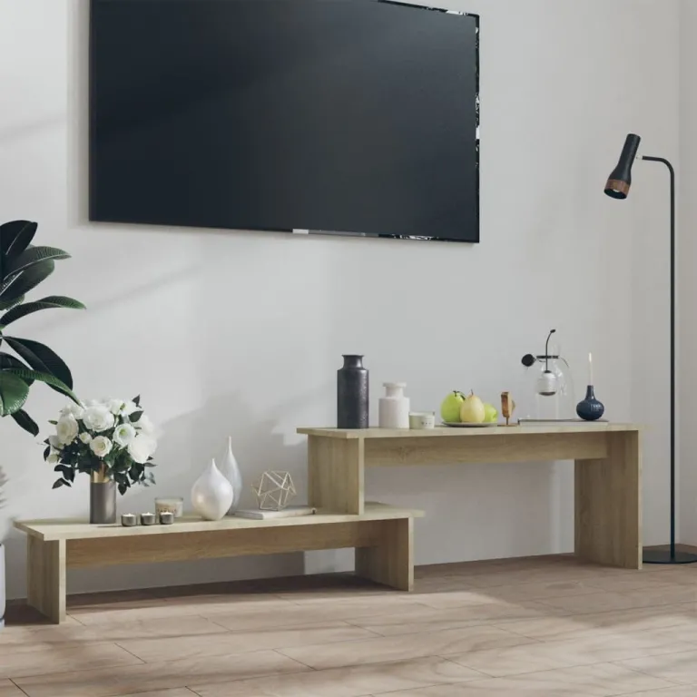 TV-Schrank Sonoma-Eiche 180x30x43 cm Spanplatte Lowboard