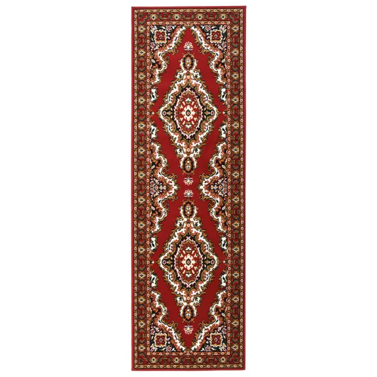 Teppich Lufer Teppichlufer BCF Orientalisch Rot 100x350 cm