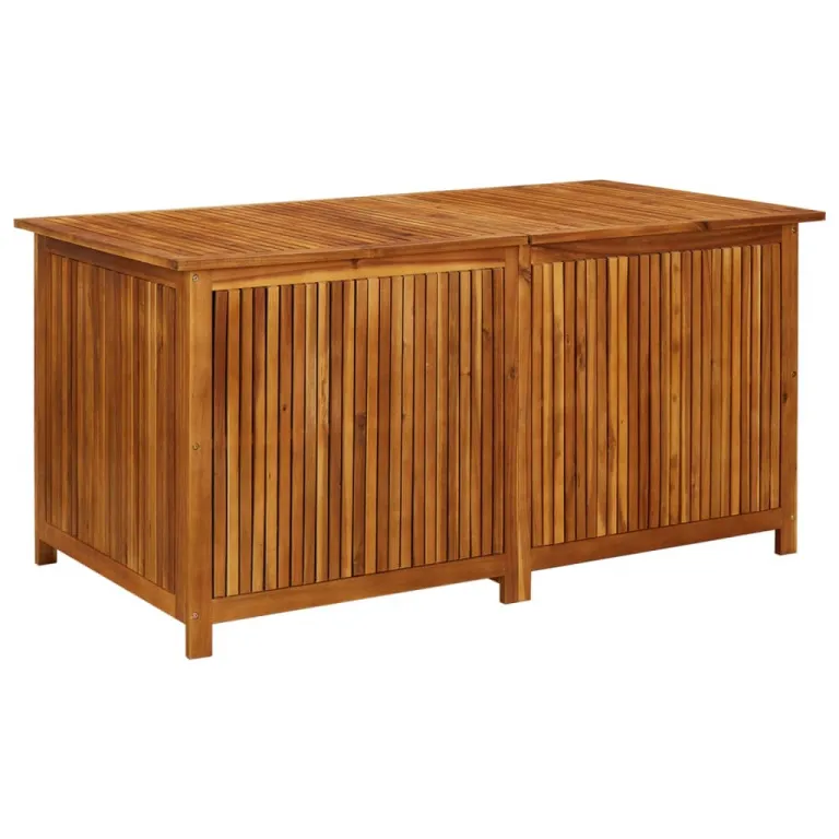 Kissenbox Auflagenbox Gartentruhe Aufbewahrungsbox 150x80x75 cm Massivholz Akazie Holz