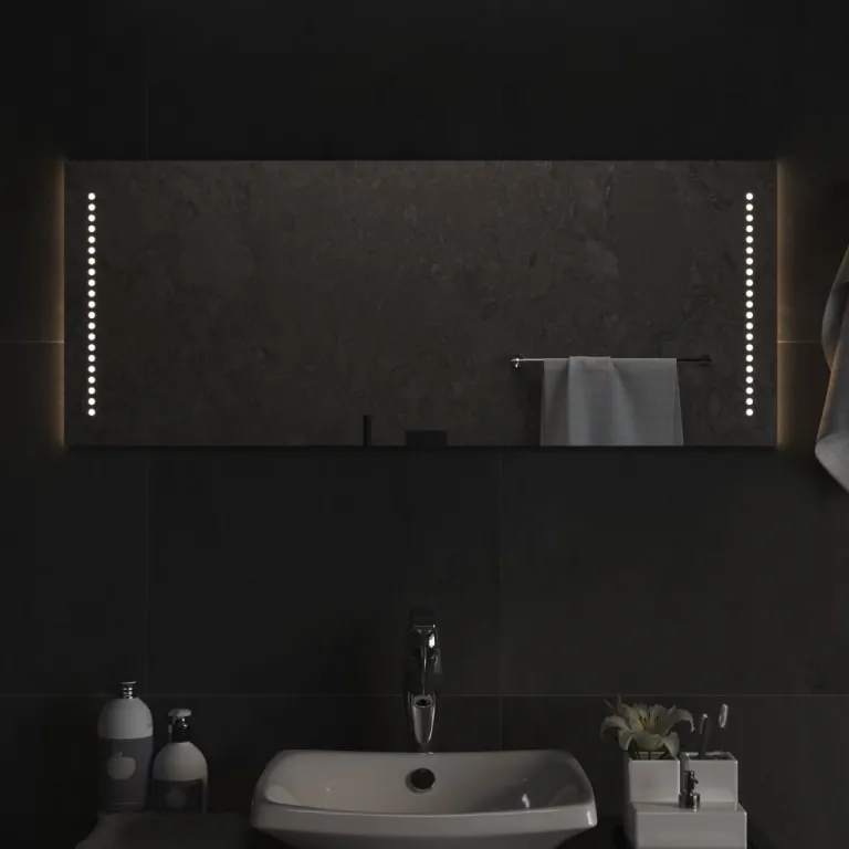 Wandspiegel Badezimmerspiegel LED-Badspiegel 100x40 cm