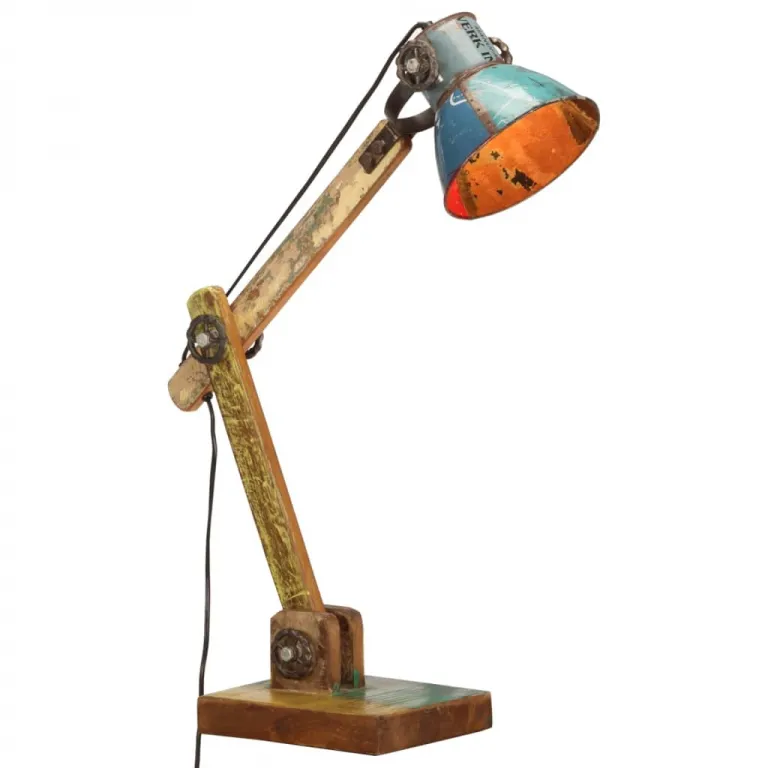 Schreibtischlampe Industrie-Stil Mehrfarbig Rund 23x18x95cm E27
