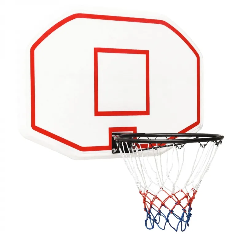 Basketballkorb Wei 109x71x3 cm Polyethylen