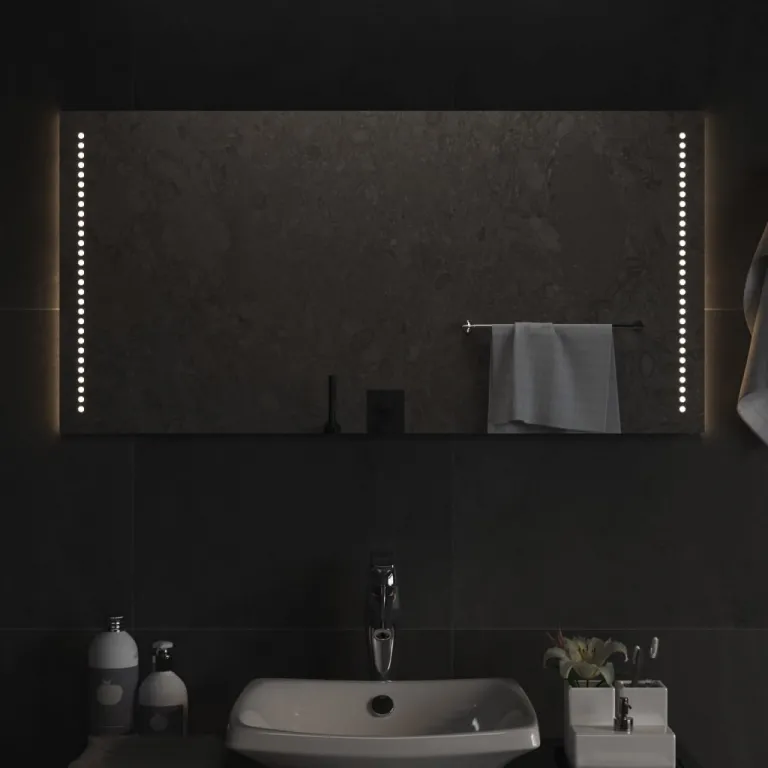 LED-Badspiegel 50x100 cm Spiegel Beleuchtet Badezimmer