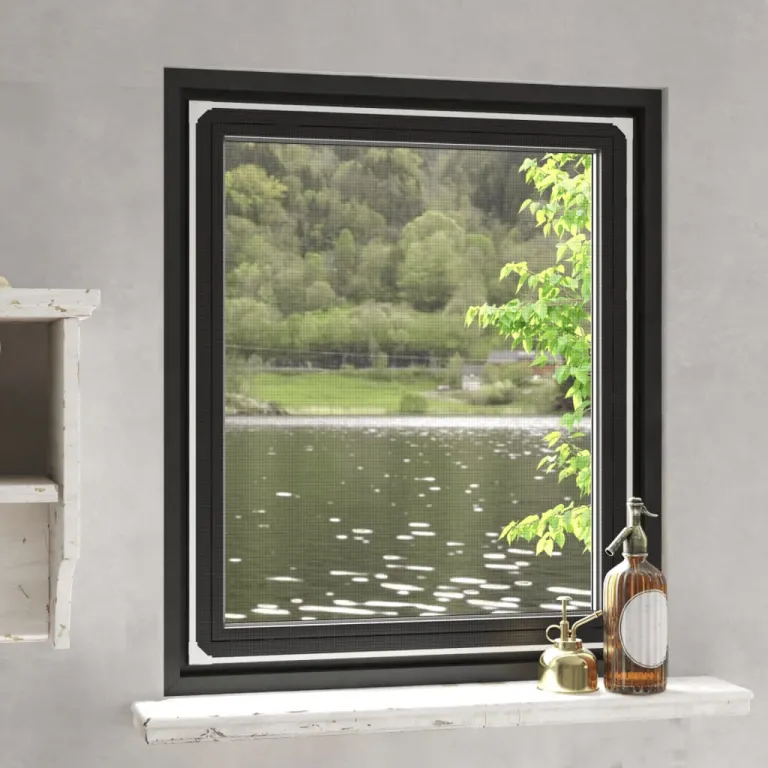 Magnet-Insektenschutz fr Fenster Wei 100x120 cm