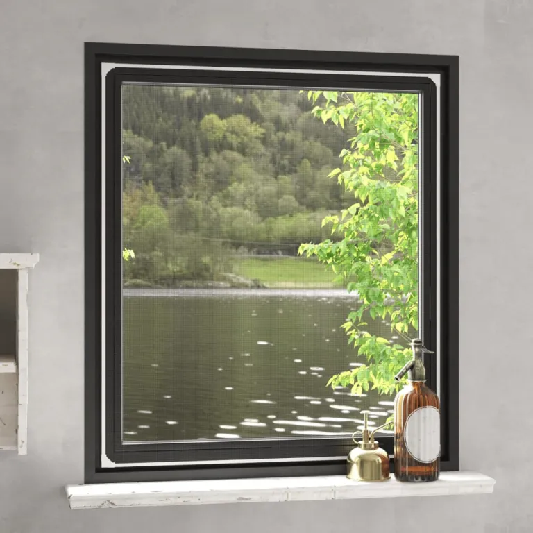 Magnet-Insektenschutz fr Fenster Wei 120x140 cm