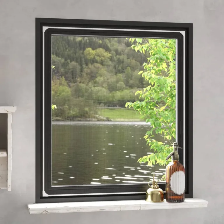 Magnet-Insektenschutz fr Fenster Wei 130x150 cm