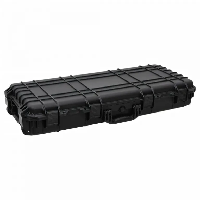 Flugkoffer mit Rollen Schwarz 96x42x16 cm Kunststoff Kameratasche