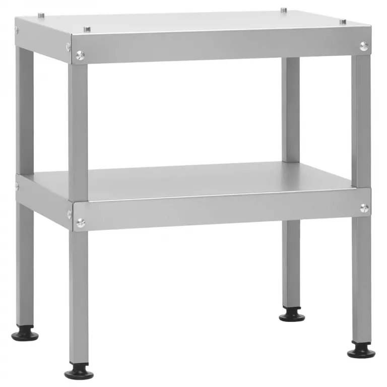 Tisch fr Rucherofen 40x28x44,5 cm Verzinkter Stahl