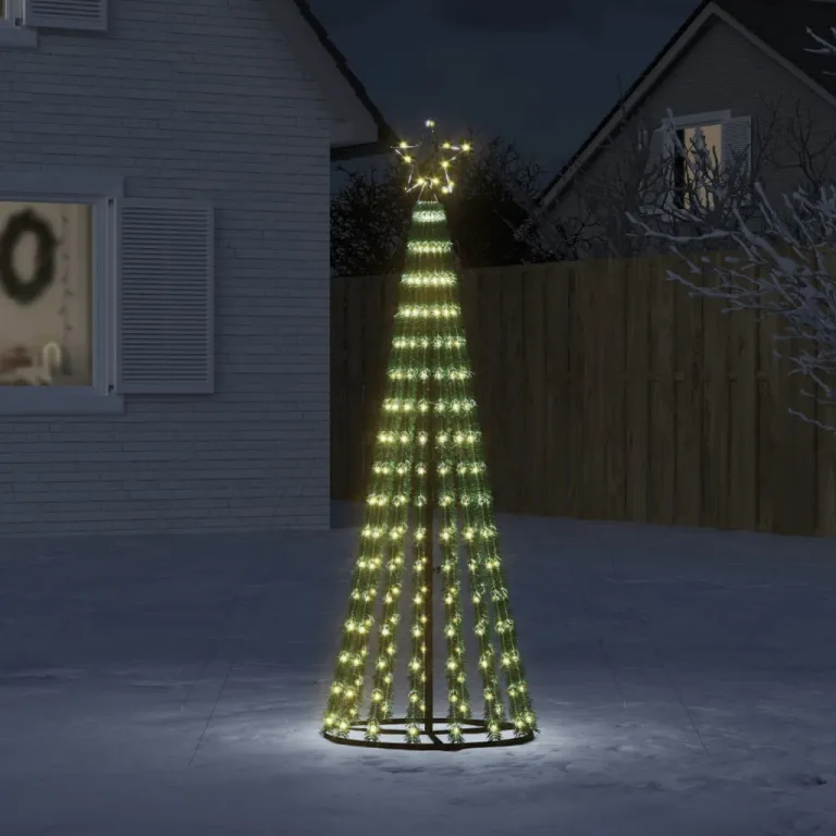 Weihnachtsbaum Kegelform 275 LEDs Warmwei 180 cm