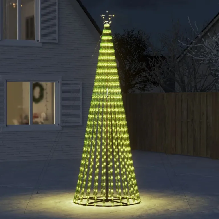 Weihnachtsbaum Kegelform 688 LEDs Warmwei 300 cm Auenbereich