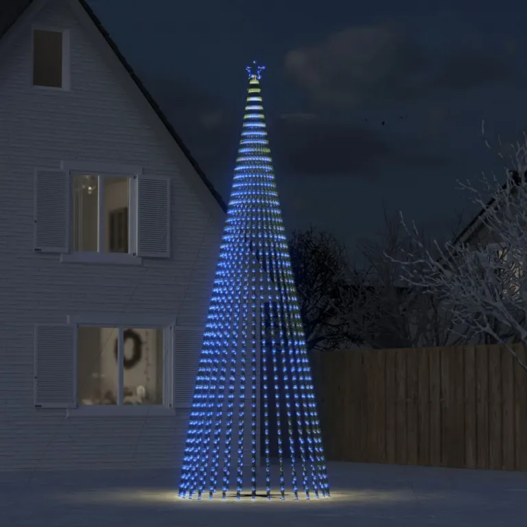 Weihnachtsbaum Kegelform 1544 LEDs Blau 500 cm Auenbereich