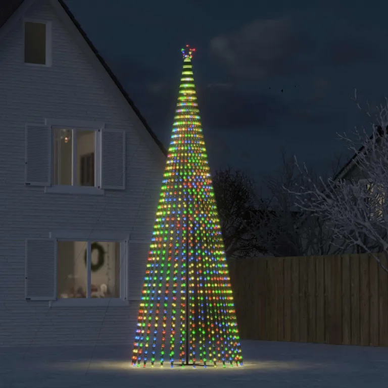 Weihnachtsbaum Kegelform 1544 LEDs Mehrfarbig 500 cm Auenbereich