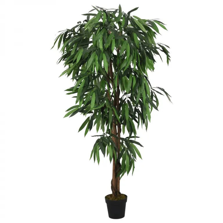 Mangobaum Knstliche Pflanzen 900 Bltter 180 cm Grn