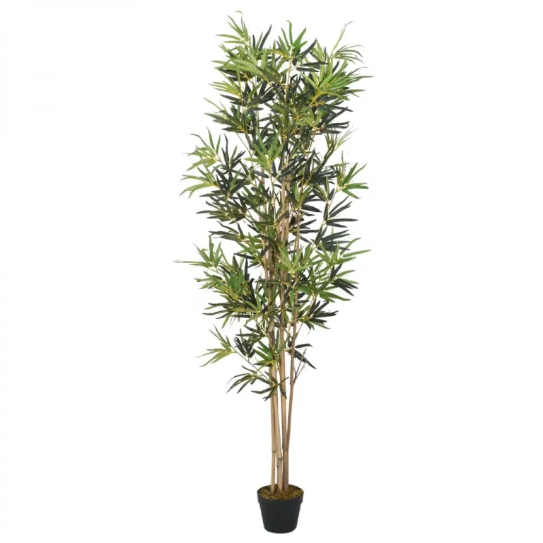 Bambusbaum Knstliche Pflanzen 368 Bltter 80 cm Grn