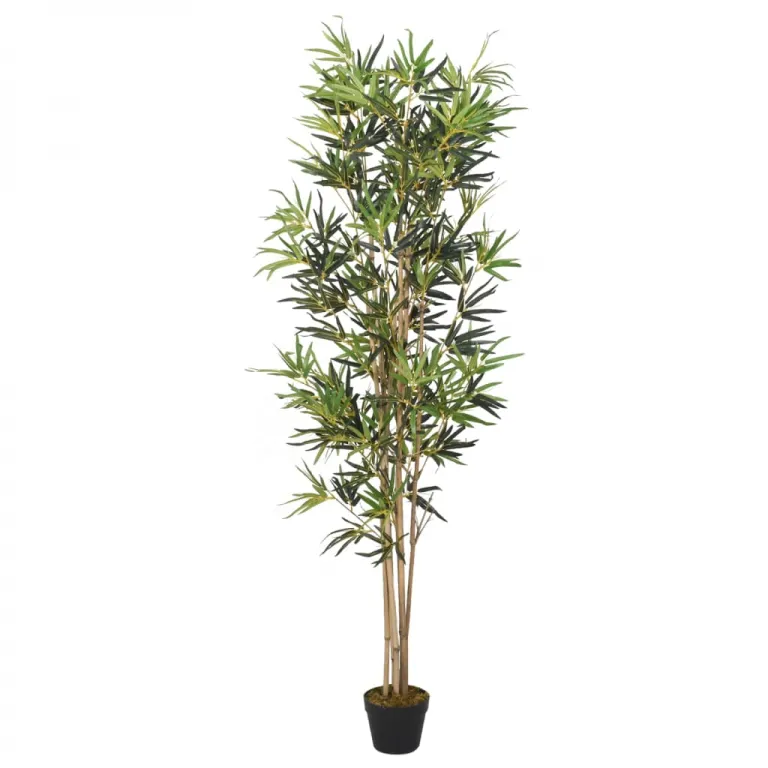 Bambusbaum Knstliche Pflanzen 828 Bltter 150 cm Grn