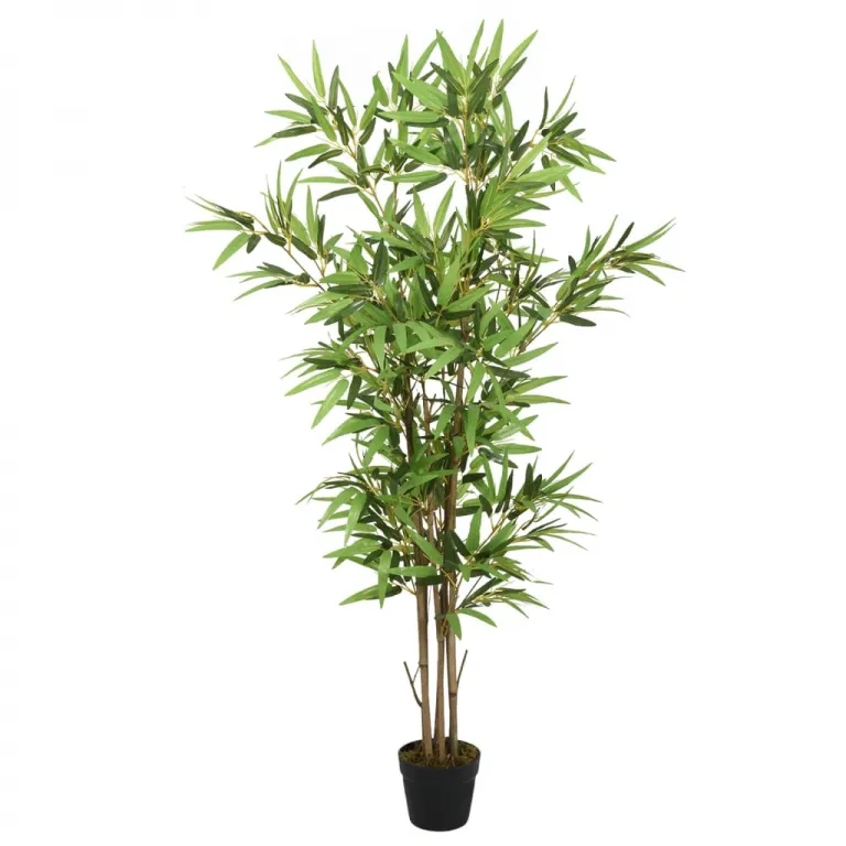 Bambusbaum Knstliche Pflanzen 552 Bltter 120 cm Grn