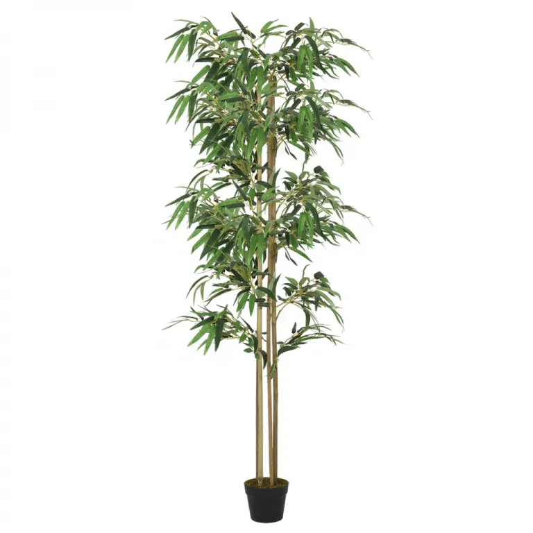 Bambusbaum Knstliche Pflanzen 988 Bltter 150 cm Grn