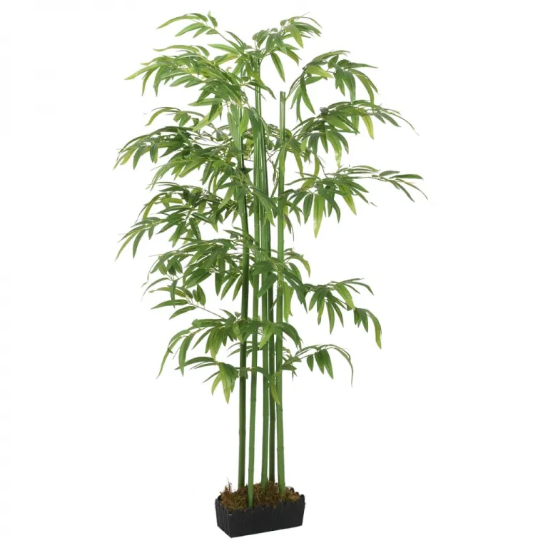 Bambusbaum Knstliche Pflanzen 864 Bltter 180 cm Grn