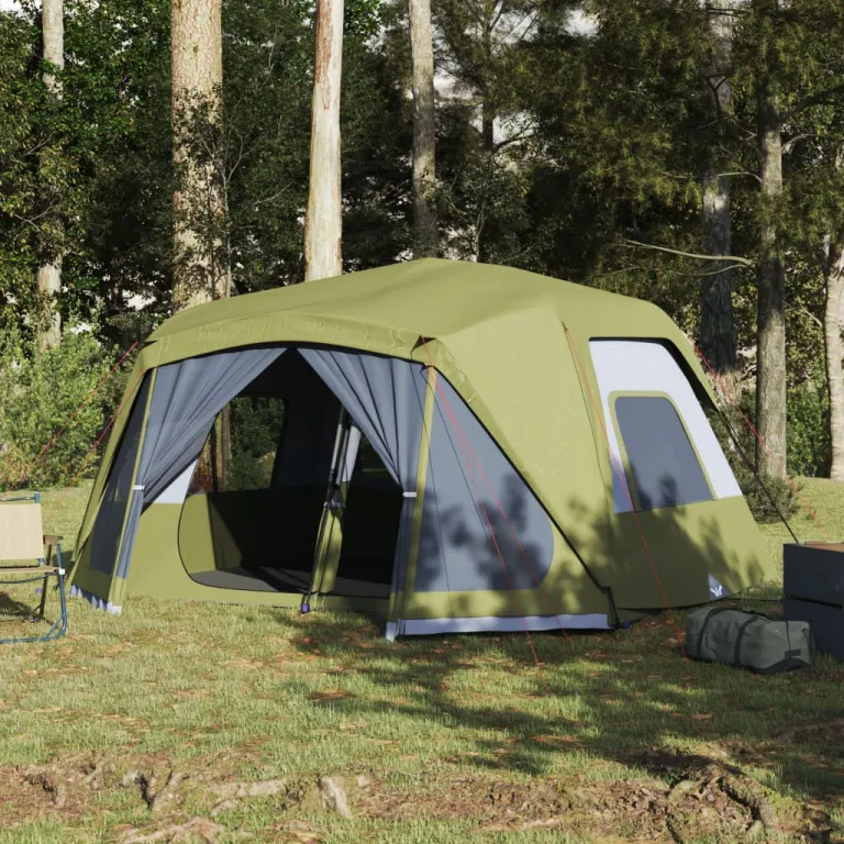 Campingzelt 10 Personen Grn 443x437x229 cm