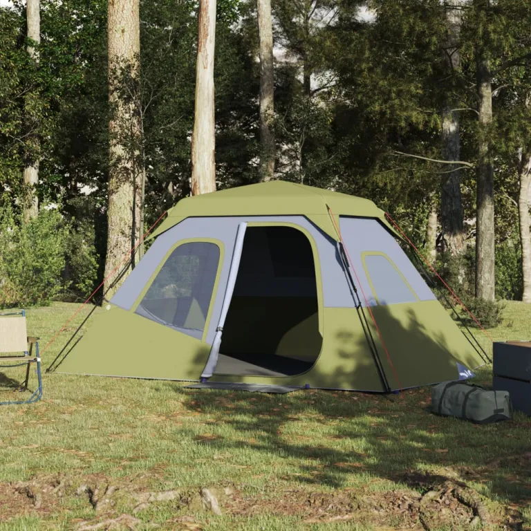 Campingzelt 6 Personen Grn 344x282x192 cm