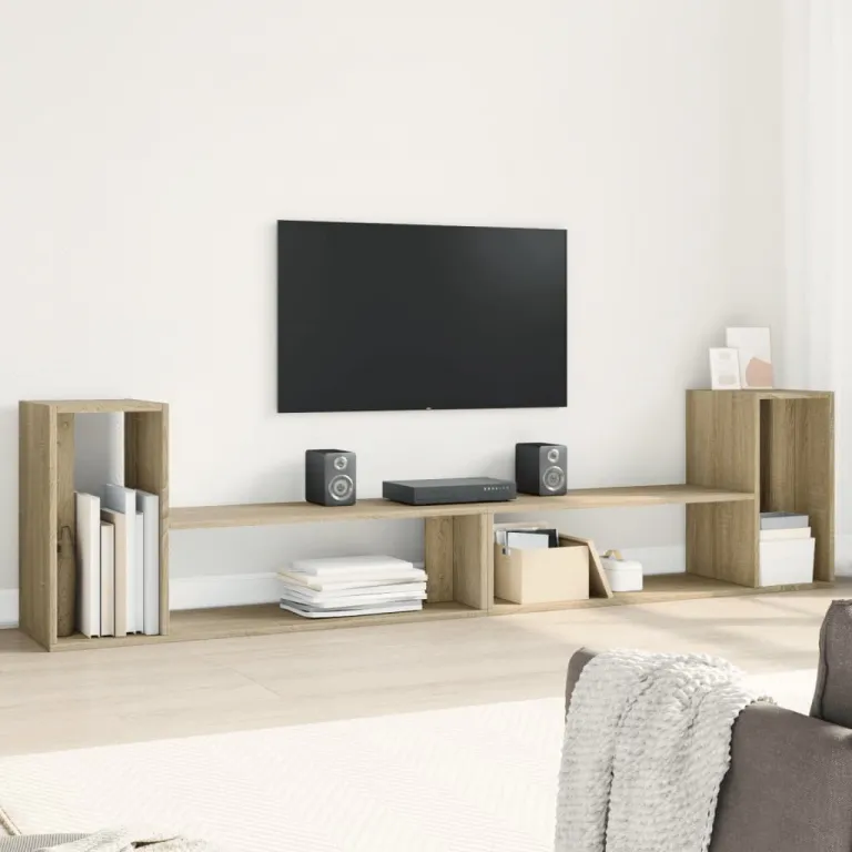 TV-Schrnke 2 Stk. Sonoma-Eiche 100x30x50 cm Holzwerkstoff