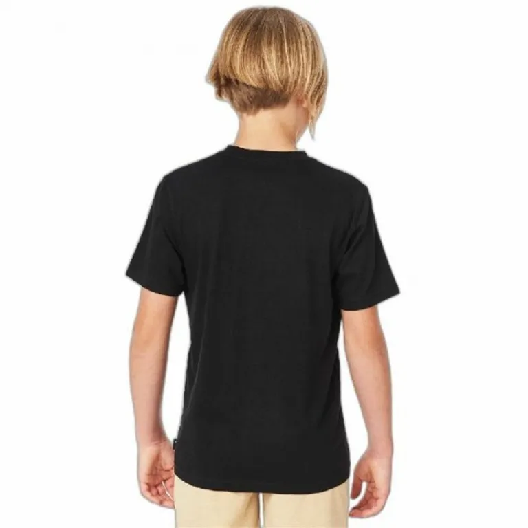 Rip curl Kurzarm-T-Shirt fr Kinder Rip Curl Corp Icon B Schwarz