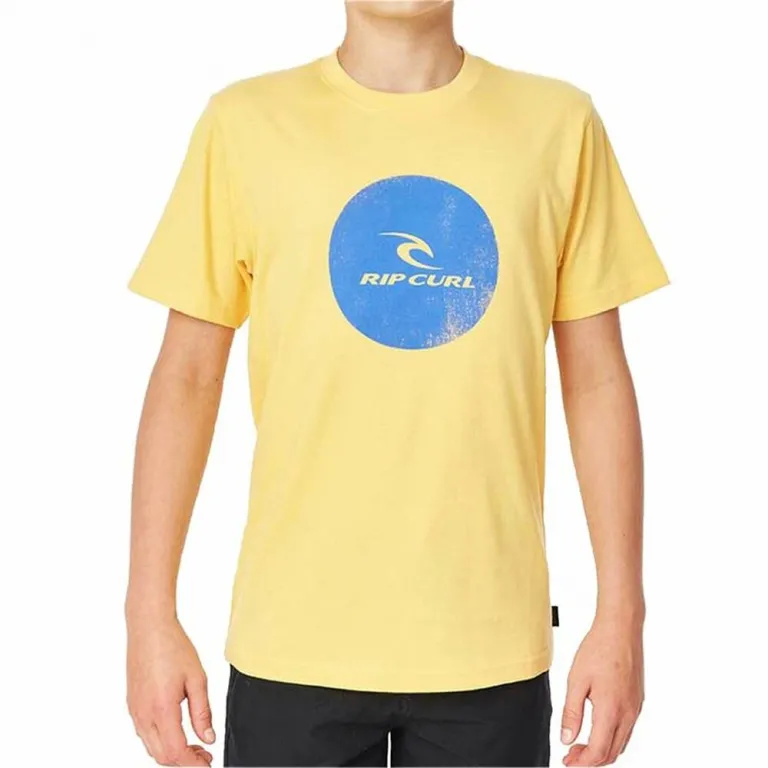 Rip curl Kurzarm-T-Shirt fr Kinder Rip Curl Corp Icon B Gelb