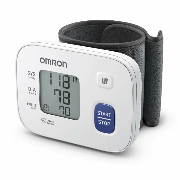 Omron Blutdruck-Messgert mit Manschette fr das Handgelenk RS1 Wei