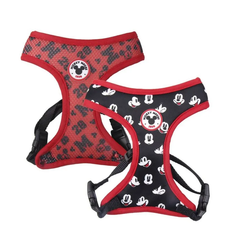 Mickey mouse Hundegeschirr Mickey Mouse S/M Schwarz
