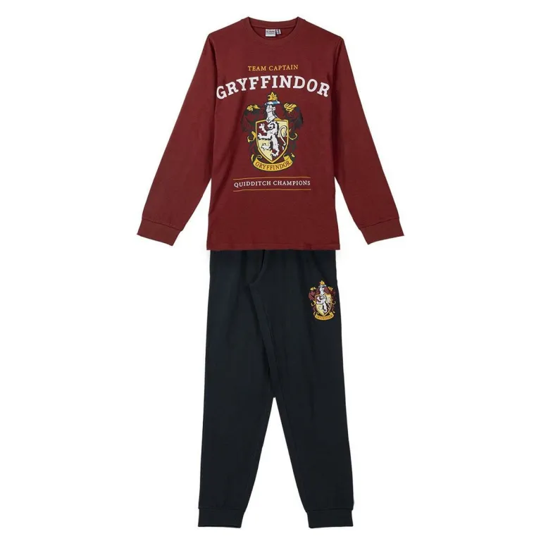 Harry potter Schlafanzug Harry Potter Marineblau Rot Pyjama 2-teilig