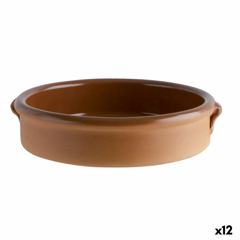 Auflaufform Kochtopf aus Keramik Braun  17 cm 12 Stck