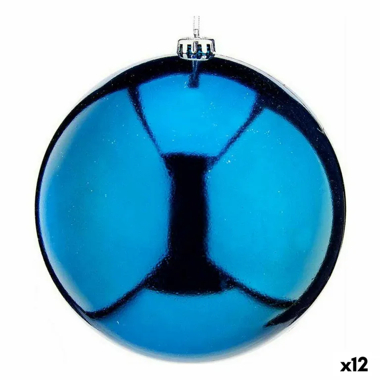 Weihnachtsbaumkugel Blau Kunststoff 20 x 20 x 20 cm 12 Stck