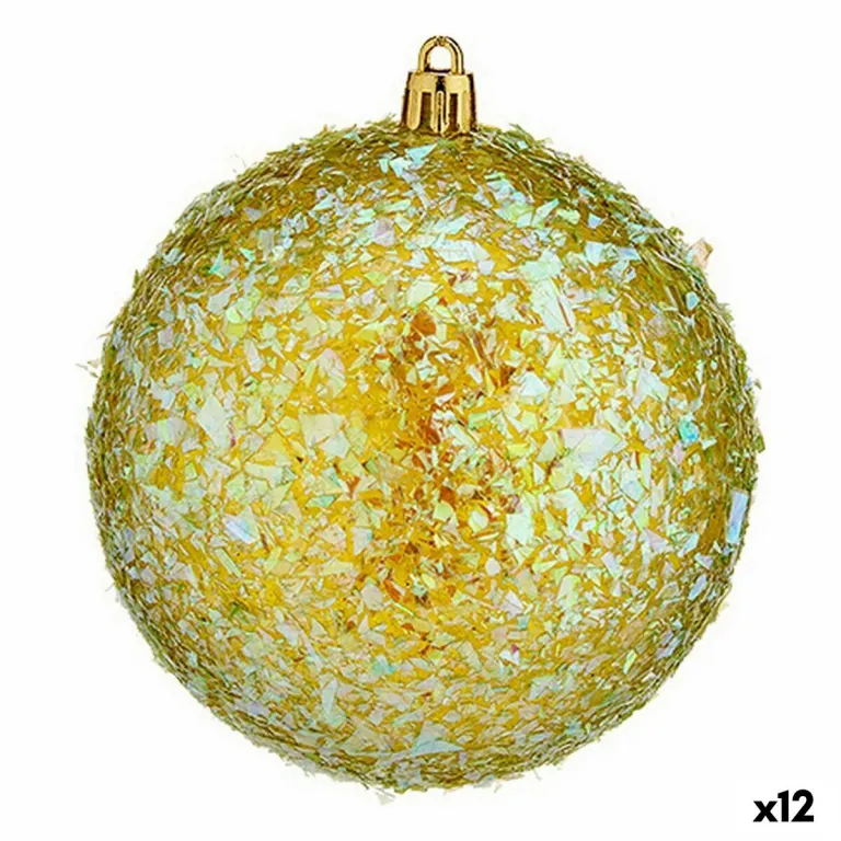 Weihnachtskugeln-Set grn 10 cm 12 Stck