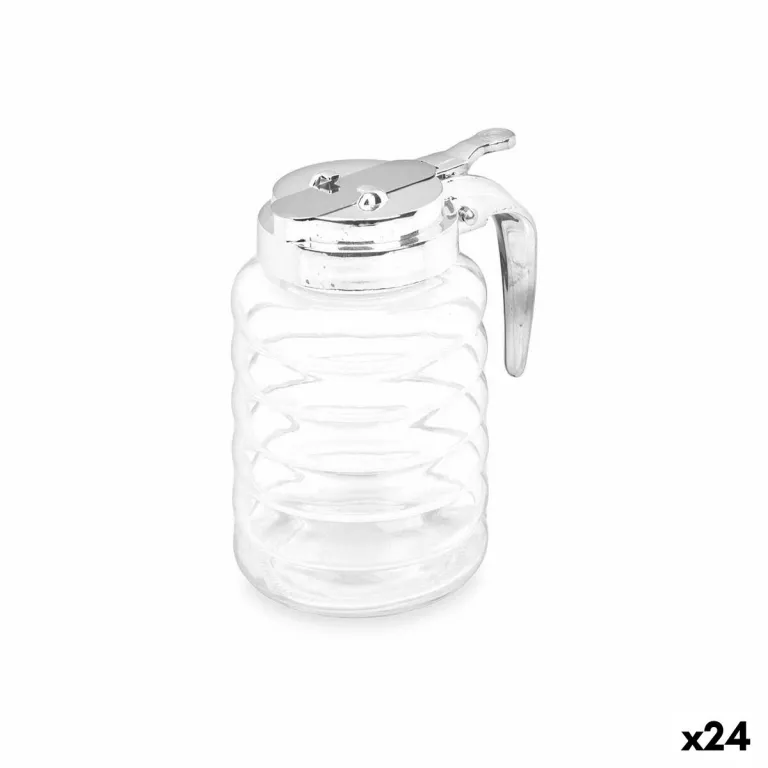 Honigglas Durchsichtig Glas 10 x 12,3 x 7 cm 24 Stck