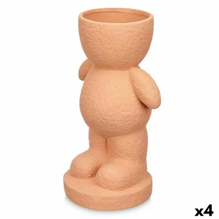 Deko-Figur grn Dolomite 19 x 31 x 15 cm 4 Stck Vase