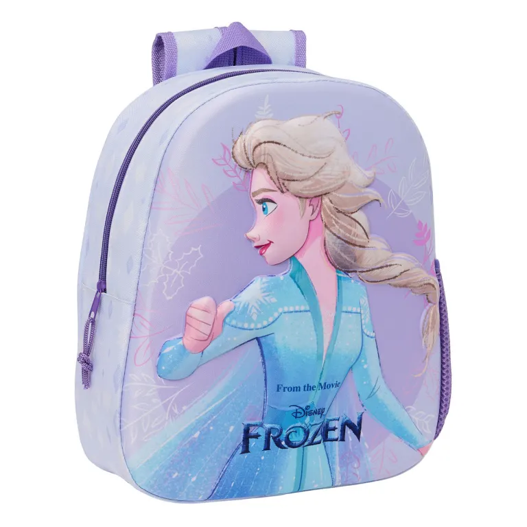 Frozen Kinderrucksack 3D Lila 27 x 33 x 10 cm