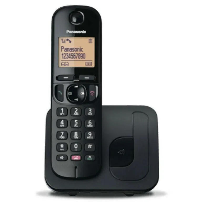 Panasonic corp. Telefon Panasonic Corp. KXTGC250SPB Schwarz 1,6  Handteil Mobilteil Ladestation