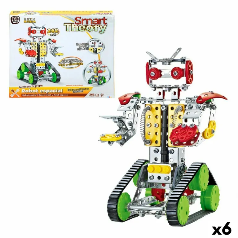 Colorbaby Konstruktionsspiel Smart Theory 262 Stcke Roboter 6 Stck