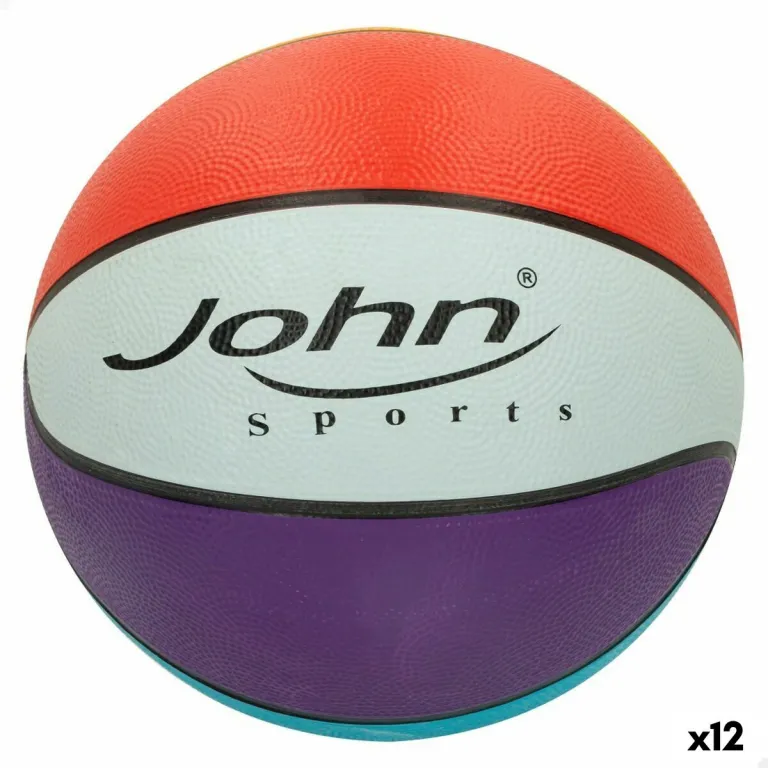 John sports Basketball John Sports Rainbow 7  24 cm 12 Stck
