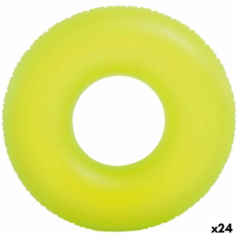Intex Aufblasbarer Donut-Schwimmhilfe Neon 91 x 91 cm 24 Stck