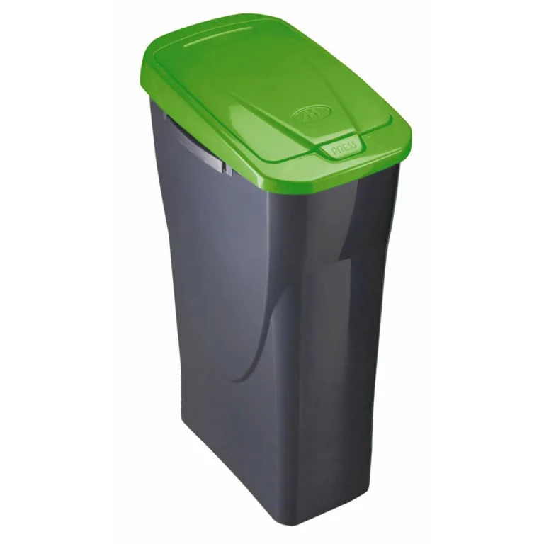 Mondex Abfalleimer Recycling Papierkorb Ecobin grn mit Deckel 25 L