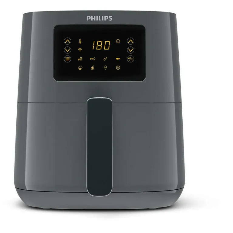 Philips Airfryer Fritteuse ohne l HD9255/60 Schwarz Grau Schwarz/Grau 1400 W