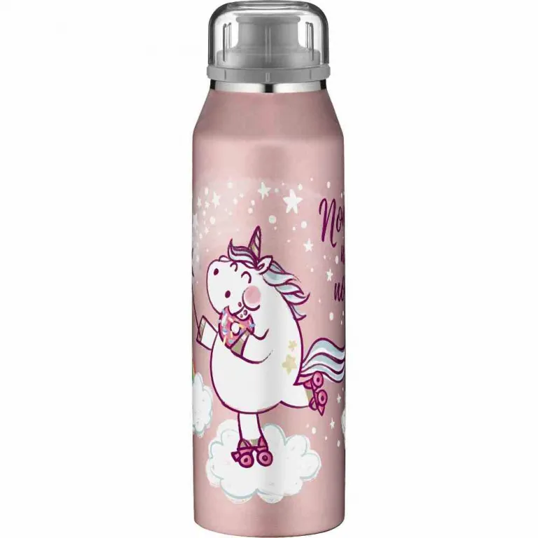 ALFI Isolierflasche ISOBottle 0,5 l unicorn Einhorn Edelstahl lackiert ISOBottle