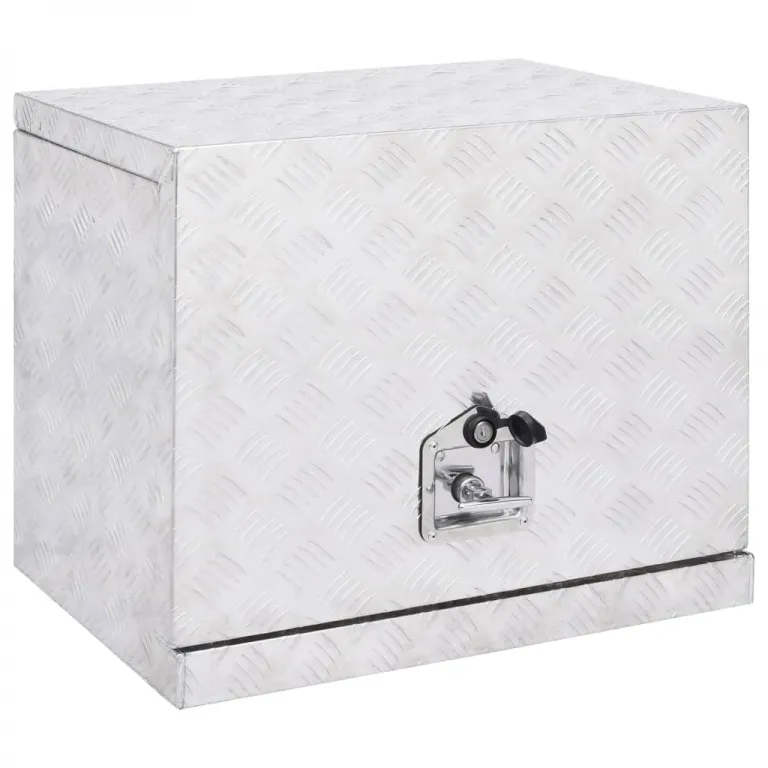 Aluminiumbox 62x40x50 cm Silbern