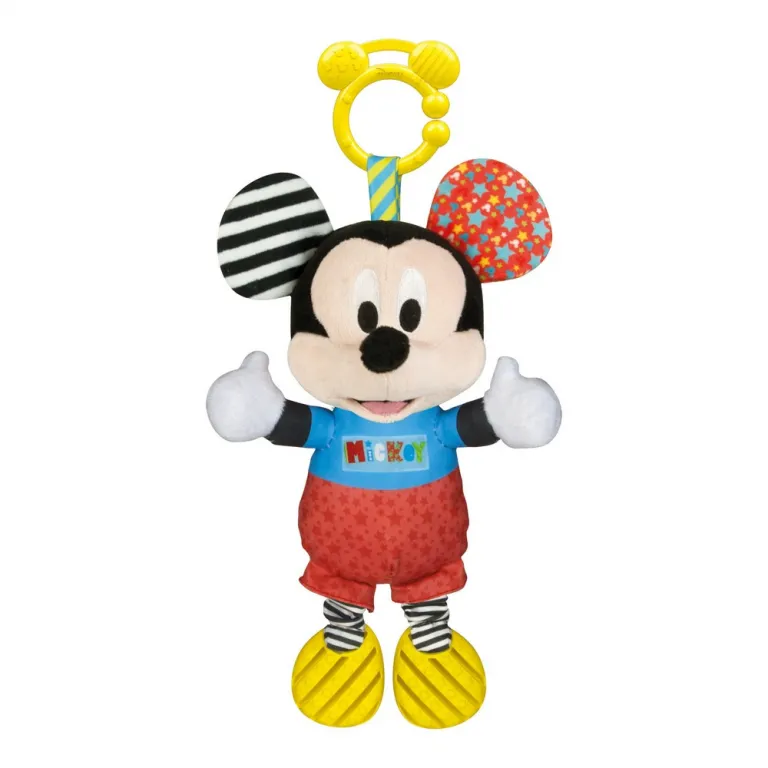 Clementoni Babyspielzeug Greifling Beissring Rassel Mickey Maus bunt