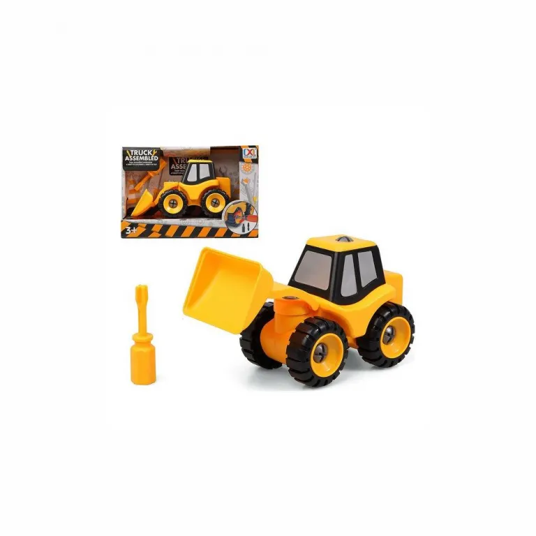 Spielzeugauto Baufahrzeug Radlader Bagger Truck Assembled Radlader Gelb