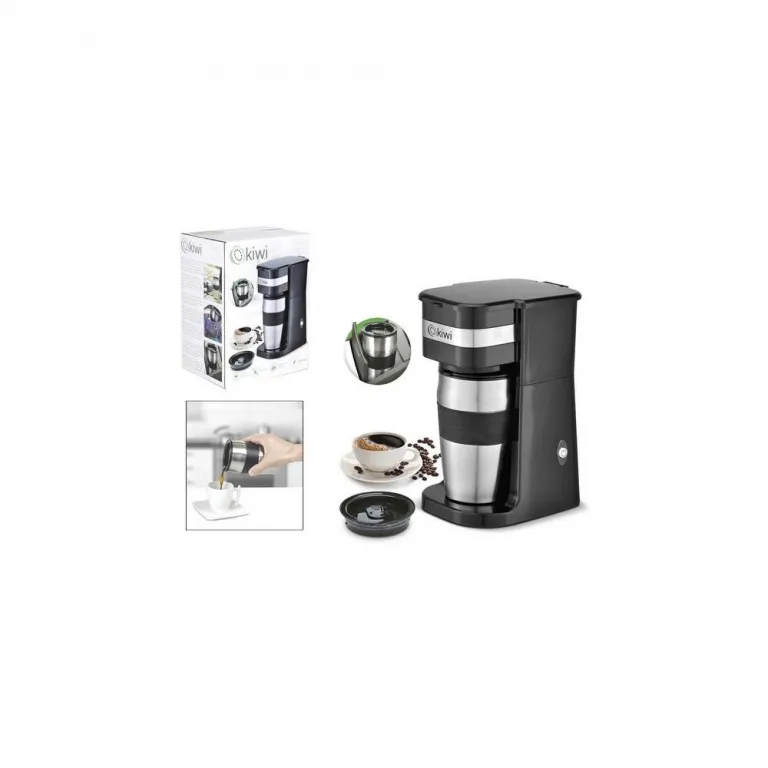 Kiwi Elektrische Kaffeemaschine KCM-7505 420 ml 750W Schwarz